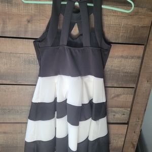 Black and white dress